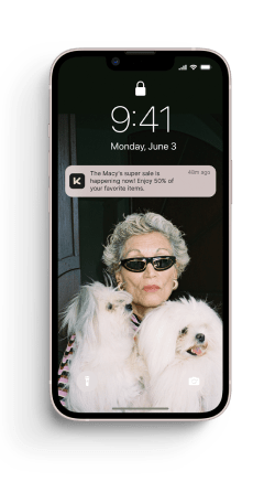 Smartphone lock screen with two small dogs