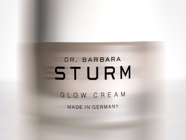 Dr. Barbara Sturm Glow Cream container with reflection