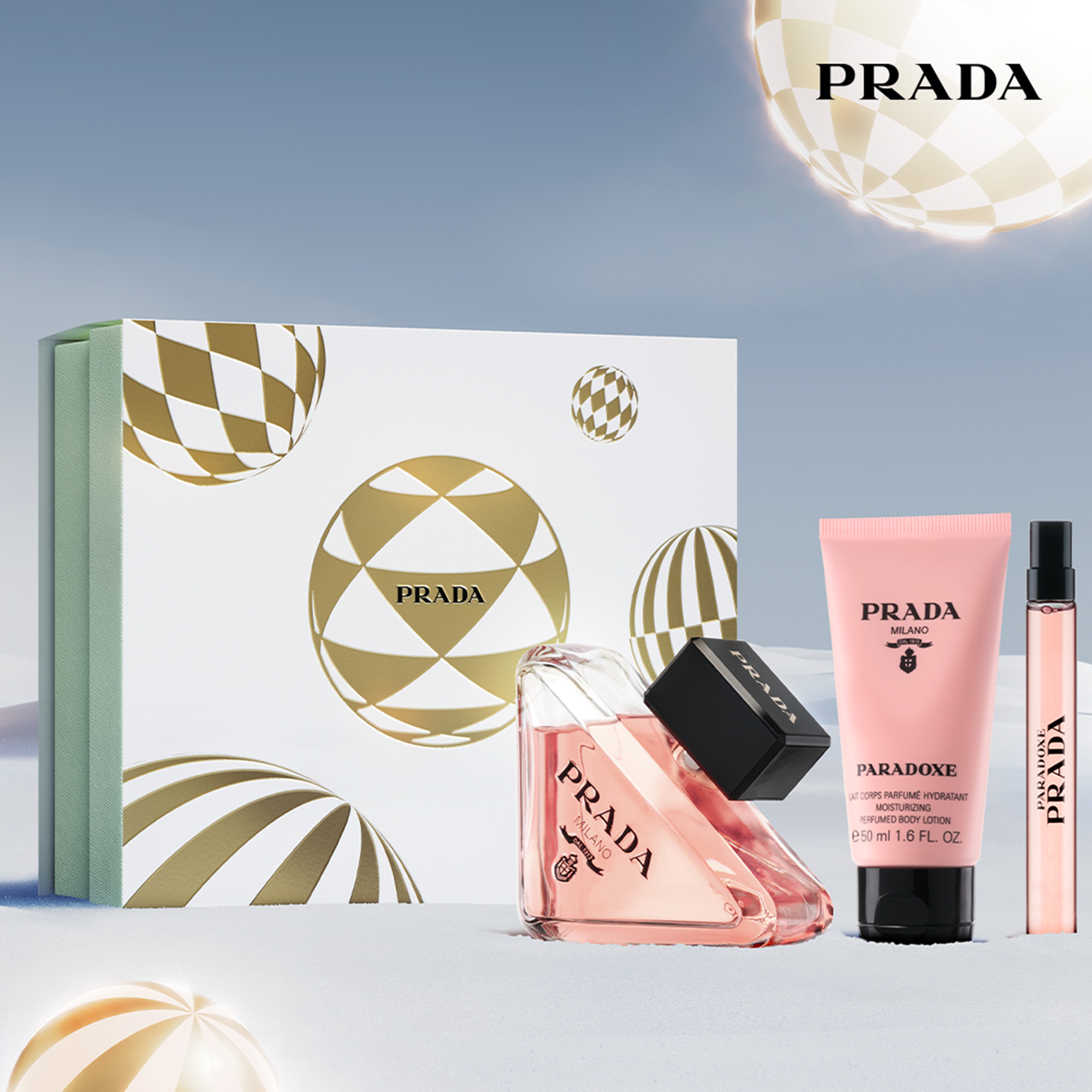 Prada Paradoxe perfume and lotion gift set