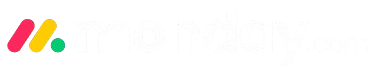 Monday.com logo with colorful M symbol