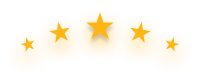 Golden badge with star and cross symbol