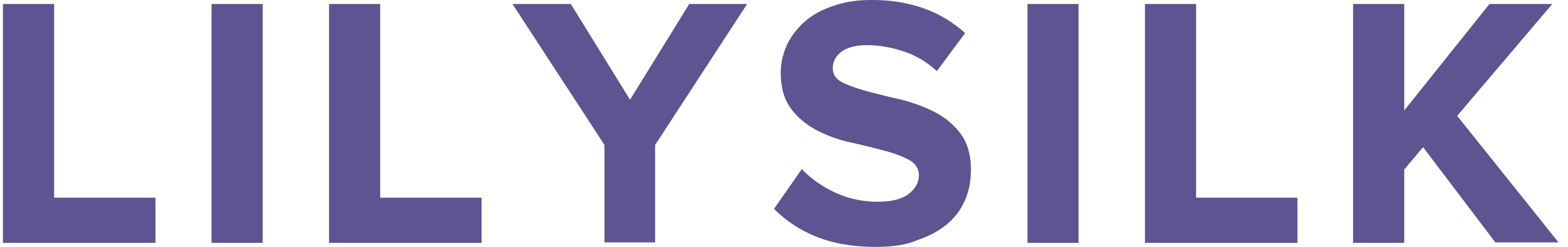 The word 'LILYSILK' in bold, uppercase letters with a purple color.